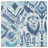 PRIDE INSIDE Lion Tribal Aqua Wasserfarbe Stoff (Nahaufnahme)