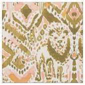 PRIDE INSIDE Lion Tribal Gold Pfirsichfarben Stoff (Nahaufnahme)