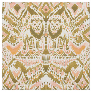 PRIDE INSIDE Lion Tribal Gold Pfirsichfarben Stoff