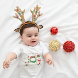 Pride & Joy Weihnachts-Shirt Baby Strampler