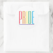 PRIDE Large Round Stickers (Tasche)