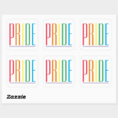 PRIDE Large Square Stickers (Blatt)