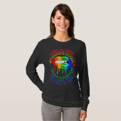 Pride Lgbt Blm Equality Rainbow Lips Lgbtq Liebe T-Shirt (Vorne ganz)