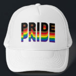 Pride lgbt lgbtq Gay Regenbogen Diversity Inklusiv Truckerkappe<br><div class="desc">Stolz lgbt lgbtq Gay Regenbogen Diversity Inklusivität Trucker Hat</div>