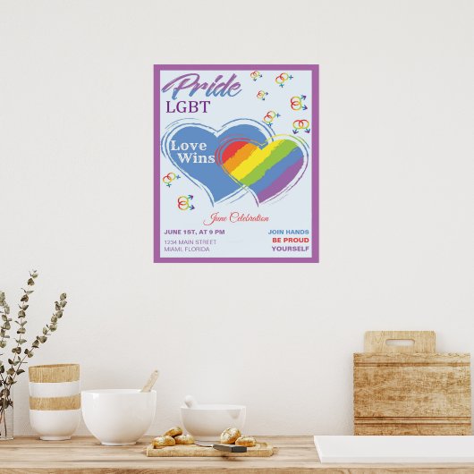 Pride LGBT Poster (Küche)