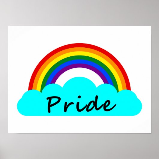 Pride - LGBT Rainbow Poster (Vorne)