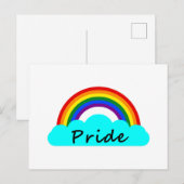 Pride - LGBT Rainbow Postkarte (Vorne/Hinten)