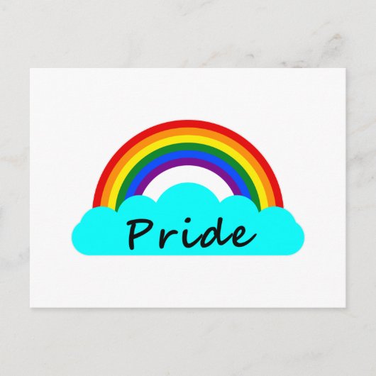 Pride - LGBT Rainbow Postkarte (Vorderseite)
