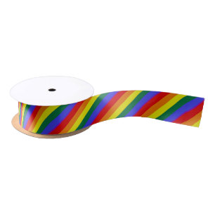 Pride LGBT Rainbow Ribbon Satinband