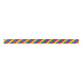 Pride LGBT Rainbow Ribbon Satinband (Vorderseite)