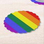 Pride LGBT Rainbow Untersetzer (angewinkelt)