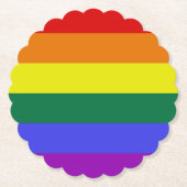 Pride LGBT Rainbow Untersetzer (Vorderseite)