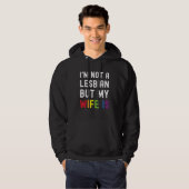 Pride LGBT Trans I'm Not A Lesbian But My Wife Is_ Hoodie (Vorne ganz)