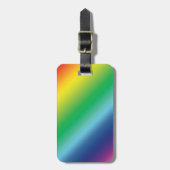Pride lgbtq Lgbt Regenbogenfarben Muster Gepäckanhänger (Vorderseite vertikal)