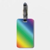 Pride lgbtq Lgbt Regenbogenfarben Muster Gepäckanhänger (Rückseite vertikal)