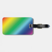 Pride lgbtq Lgbt Regenbogenfarben Muster Gepäckanhänger (Rückseite horizontal)