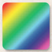 Pride lgbtq Lgbt Regenbogenfarben Muster Getränkeuntersetzer (Vorderseite)