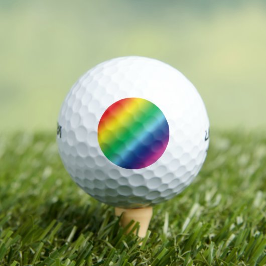 Pride lgbtq Lgbt Regenbogenfarben Muster Golfball (Insitu T-Shirt)