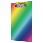 Pride lgbtq Lgbt Regenbogenfarben Muster Klemmbrett (Links)