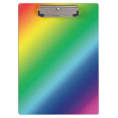 Pride lgbtq Lgbt Regenbogenfarben Muster Klemmbrett (Vorderseite)