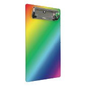 Pride lgbtq Lgbt Regenbogenfarben Muster Mini Klemmbrett (Schrägansicht)