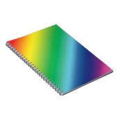 Pride lgbtq Lgbt Regenbogenfarben Muster Notizblock (Rechte Seite)