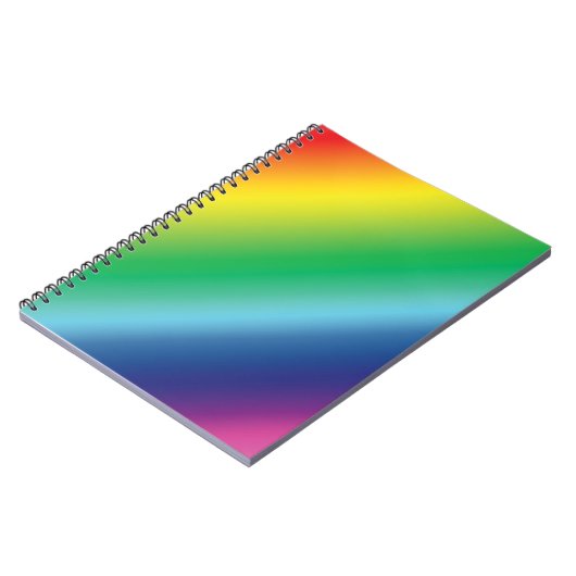 Pride lgbtq Lgbt Regenbogenfarben Muster Notizblock (Linke Seite)