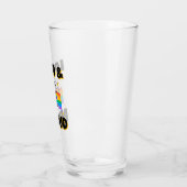 Pride LGBTQ Loud and Proud Rainbow Glas (Links)