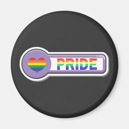 Pride LGBTQ+ Magnet (Vorne)