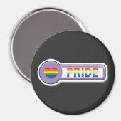 Pride LGBTQ+ Magnet (Vorderseite/Rückseite)