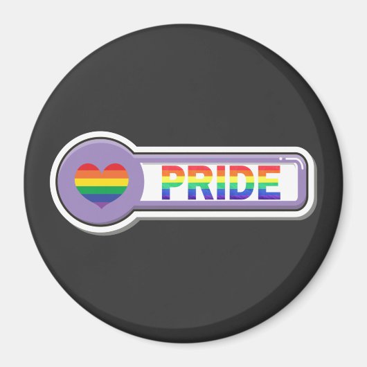 Pride LGBTQ+ Magnet (Vorne)