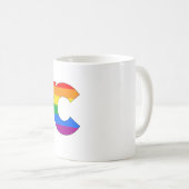 Pride LGBTQ Progress Pride in New York Kaffeetasse (VorderseiteRechts)