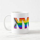 Pride LGBTQ Progress Pride in New York Kaffeetasse (Links)