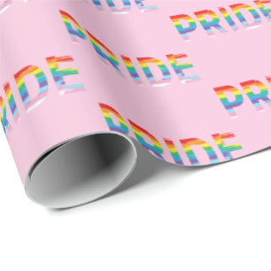 PRIDE LGBTQIA Rainbow Colors Cool Geschenkpapier