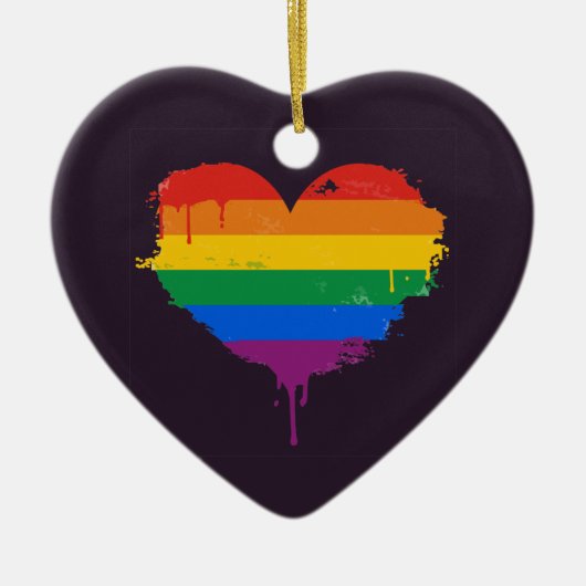 PRIDE LIEBE KERAMIKORNAMENT (Vorne)