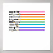 Pride Lightsabers Poster (Vorne)