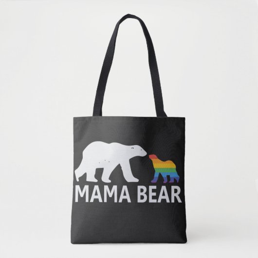 Pride Mama Bear Proud Mama Lgbt Mama Bear Tasche (Vorderseite)