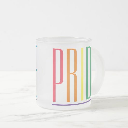 PRIDE MATTIERTE TASSE (VorderseiteRechts)