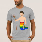 Pride Mer-Man T-Shirt (Vorderseite)