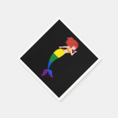 Pride Mermaid Serviette (Ecke)