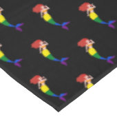 Pride Mermaid Tischdecke (Schrägansicht)