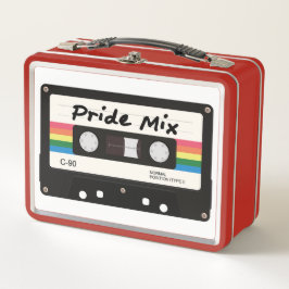 Pride Mix Cassette Metall Brotdose