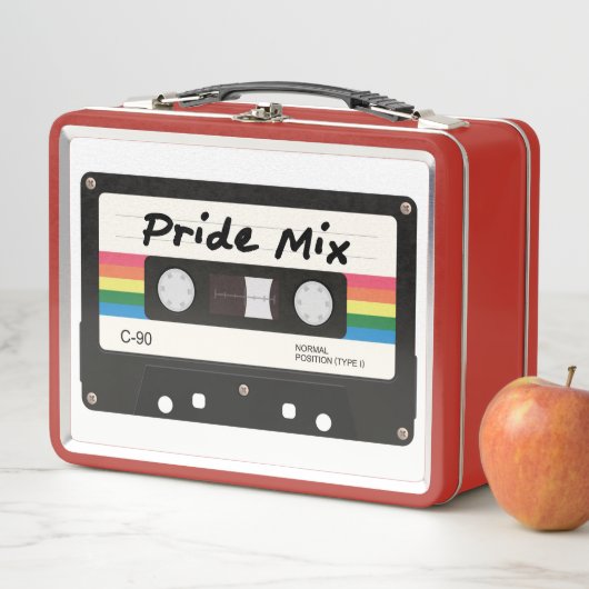 Pride Mix Cassette Metall Brotdose (Beispiel)