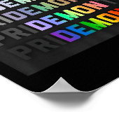 Pride-Monat-Dämon Premium _1 Poster (Ecke)