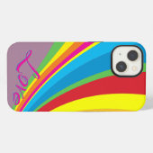 Pride-Monat - Regenbogenliebe iPhone Hülle (Rückseite (Horizontal))