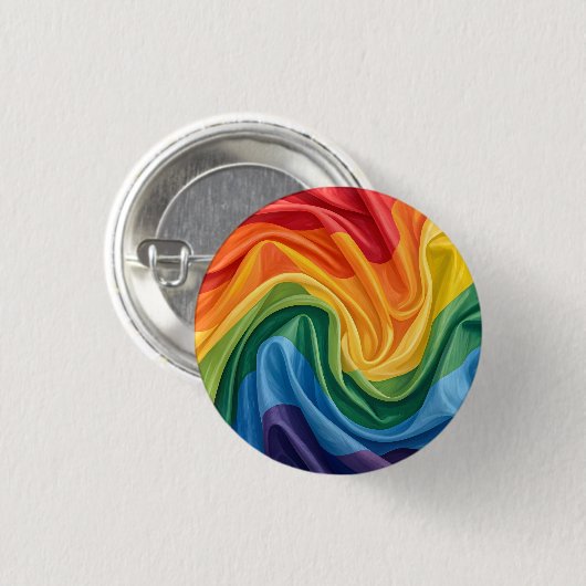 Pride-Monats-Muster Button (Vorne & Hinten)