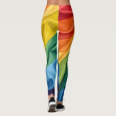 Pride-Monats-Muster Leggings (Rückseite)