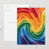 Pride-Monats-Muster Postkarte (Vorne/Hinten)