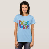 Pride Month blue women T-Shirt (Vorne ganz)