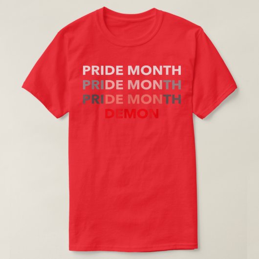Pride Month Demon LGBTQ Monat Gay Pride  T-Shirt (Design vorne)
